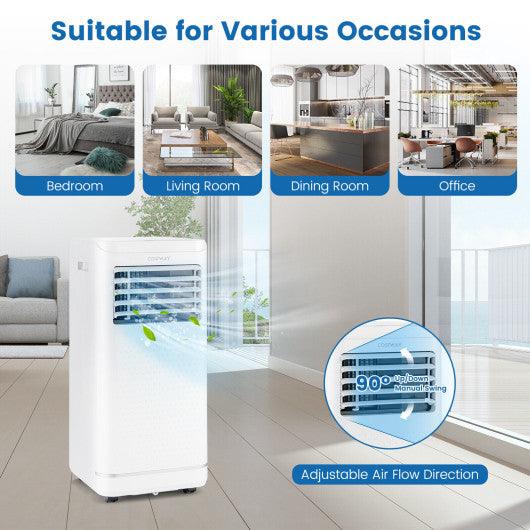 8000/10000 BTU Portable Air Conditioner with Dehumidifier and Fan Mode-10000 BTU at Set Shop and Smile