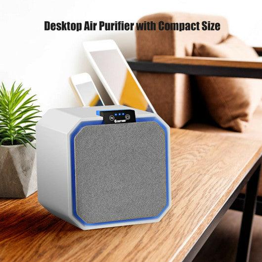 Desktop HEPA Air Purifier Home Air Cleaner with 2-in-1 Composite HEPA Filter at Set Shop and Smile