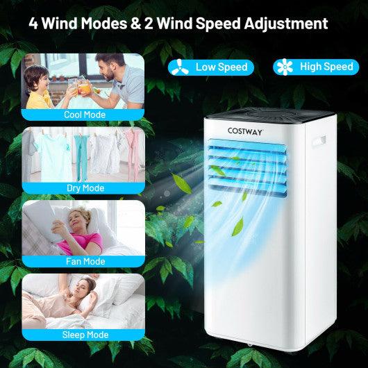 Portable Air Conditioner 10000 BTU Evaporative Air Cooler Dehumidifier-White at Set Shop and Smile
