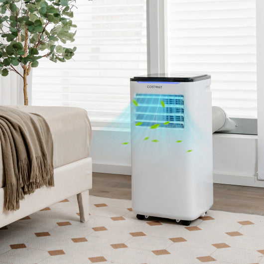 8000/10000 BTU 3-in-1 Portable Air Conditioner with Fan and Dehumidifier Mode-10000 BTU - Set Shop and Smile
