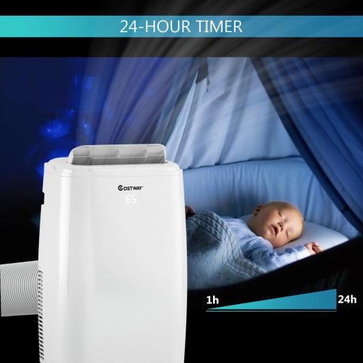 10000 BTU(Ashrae) Portable Air Conditioner with with 3 Modes and Remote Control at Set Shop and Smile