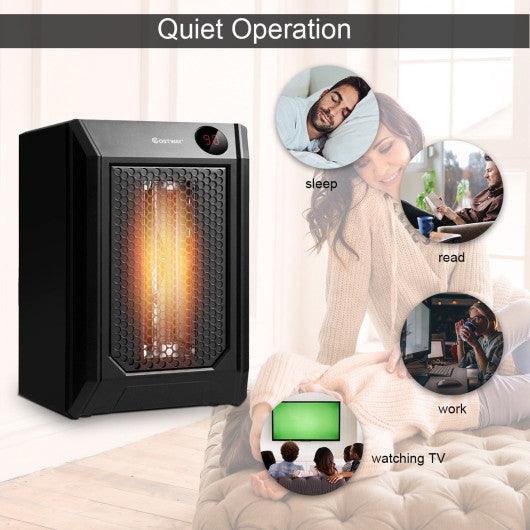 1500 W Remote Control Portable Electric Digital Quartz Space Heater at Set Shop and Smile