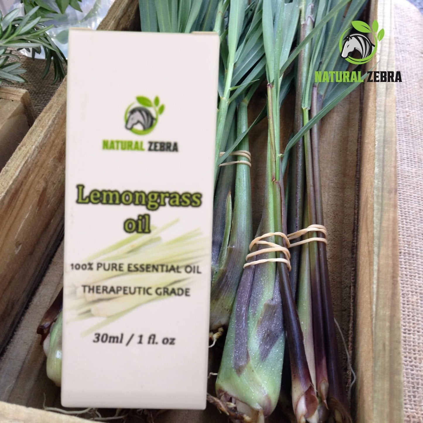 NATURAL ZEBRA | Lemongrass Essential Oil -