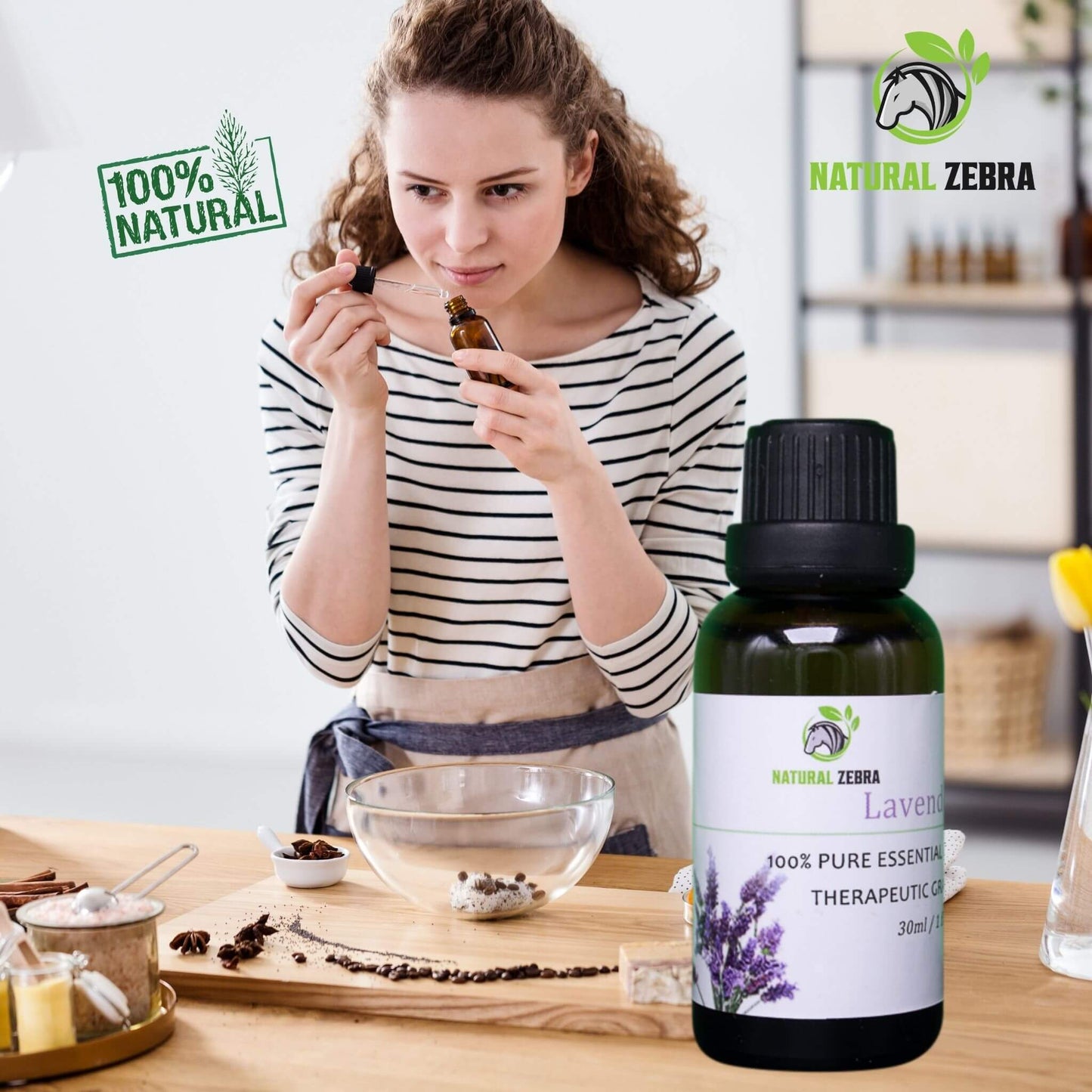NATURAL ZEBRA | Lavender Essential Oil -
