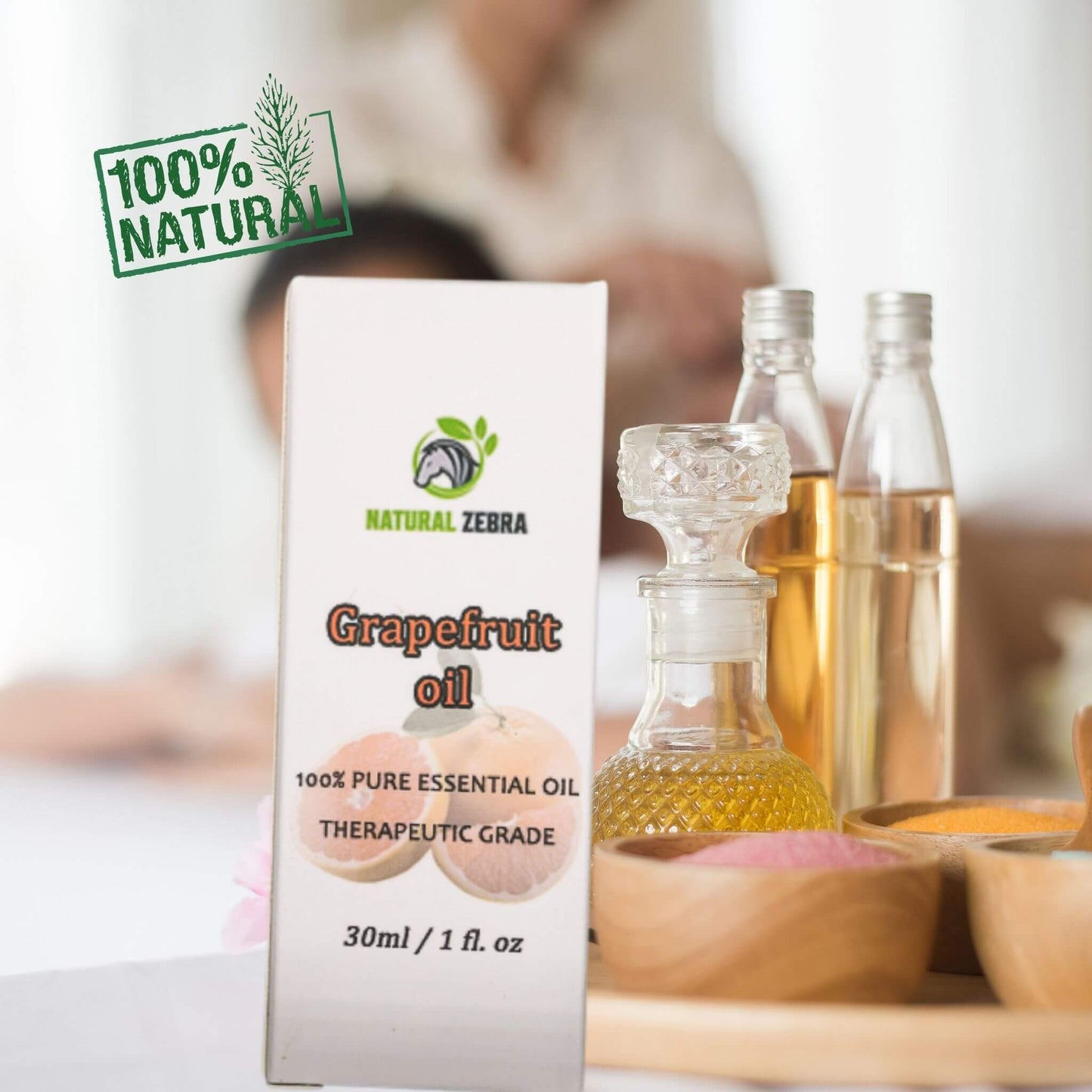 NATURAL ZEBRA | Grapefruit Essential Oil -