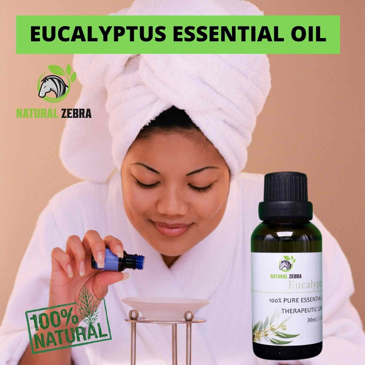 NATURAL ZEBRA | Eucalyptus Essential Oil -