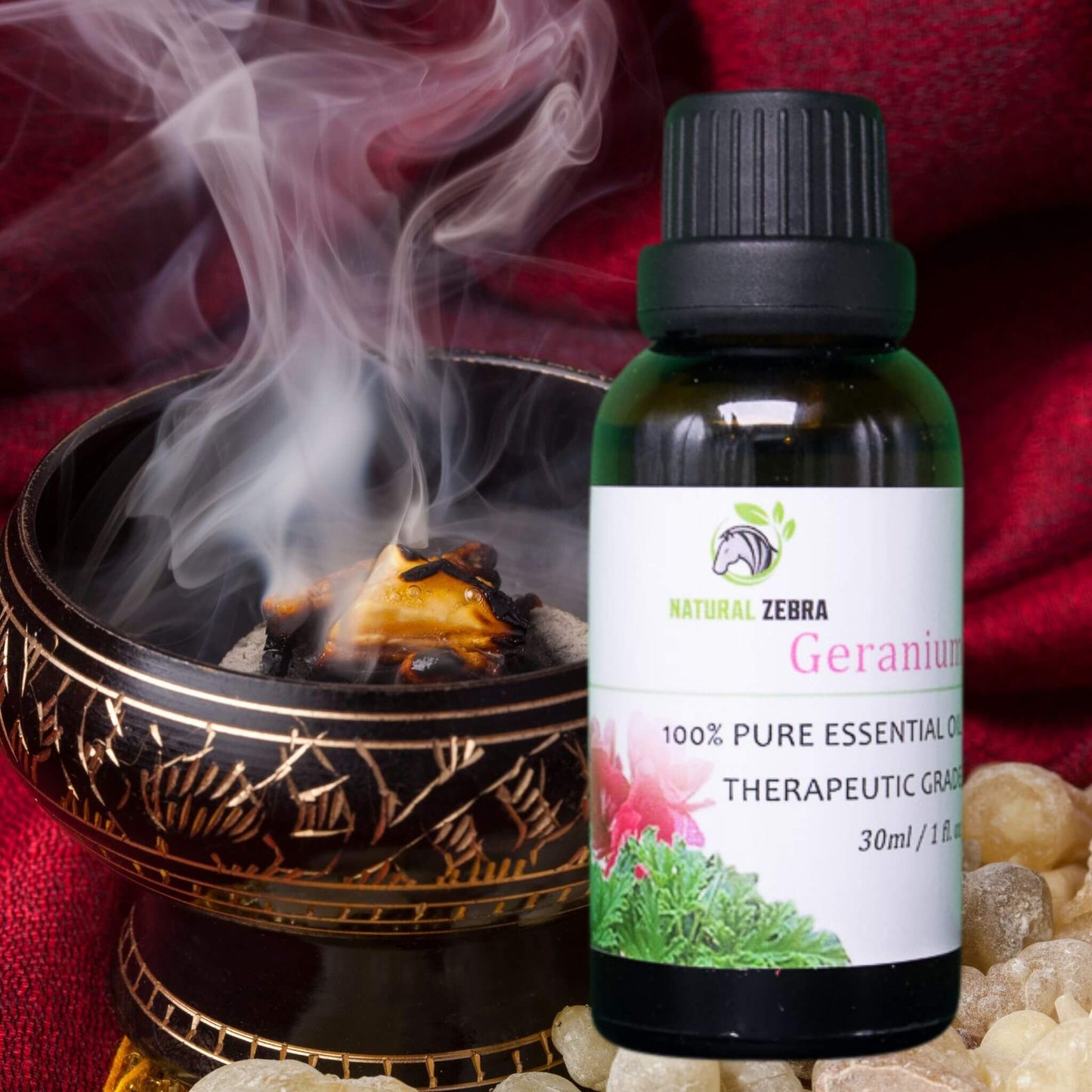 NATURAL ZEBRA | Geranium Essential Oil -