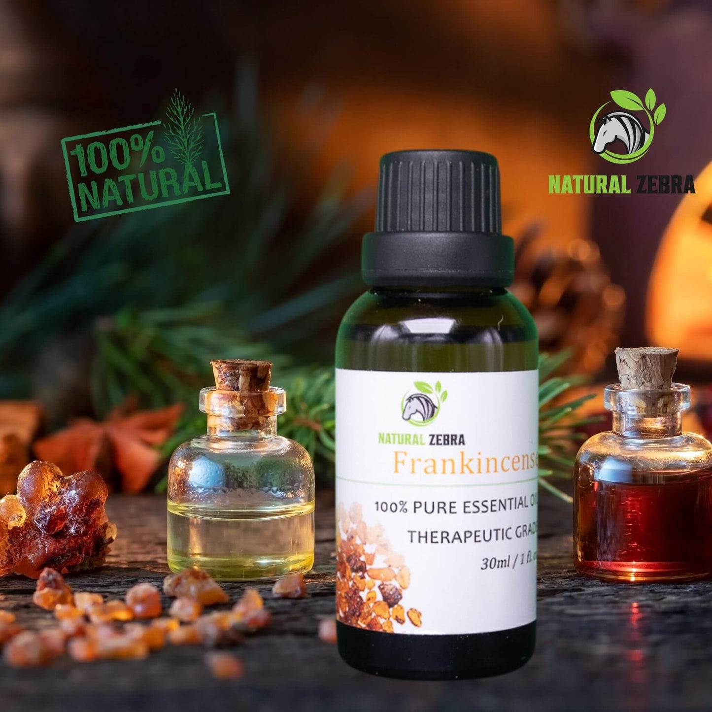 NATURAL ZEBRA | Frankincense Essential Oil -