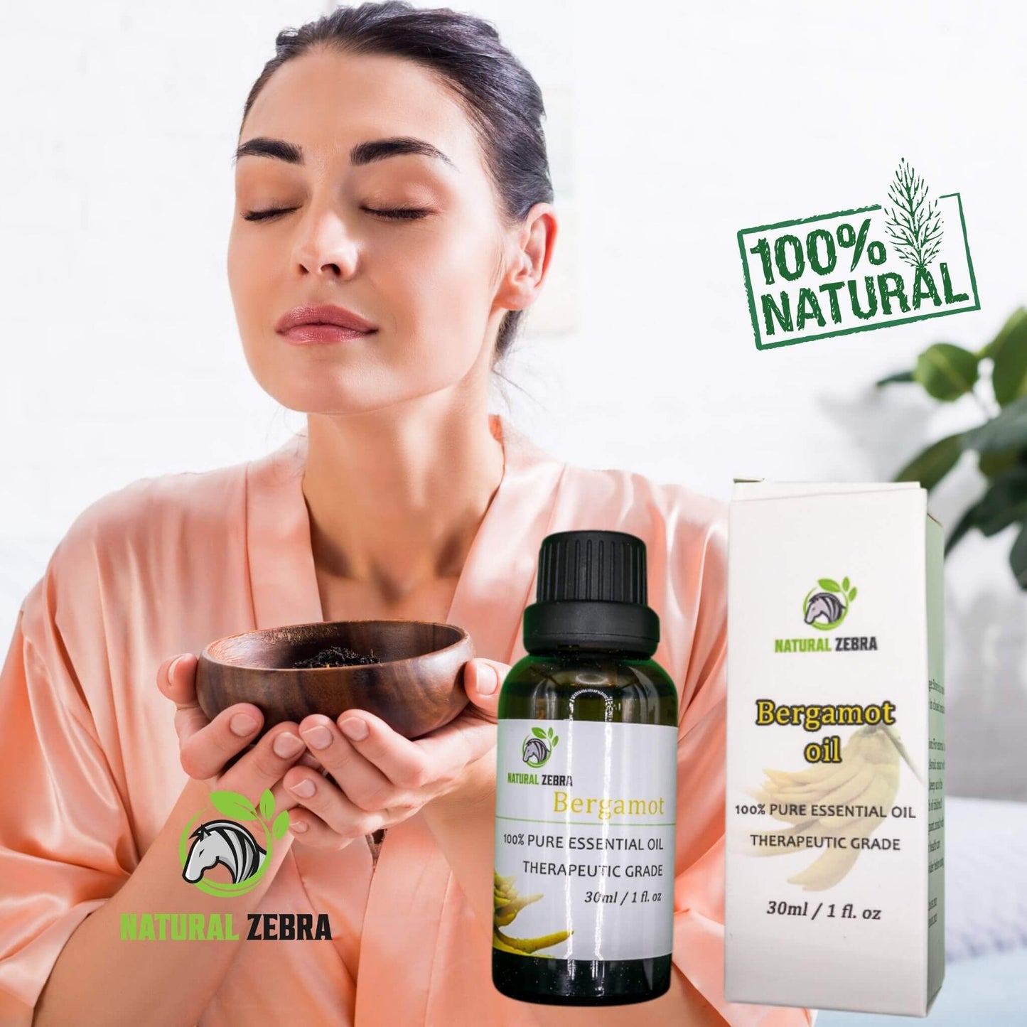 NATURAL ZEBRA | Bergamot Essential Oil -