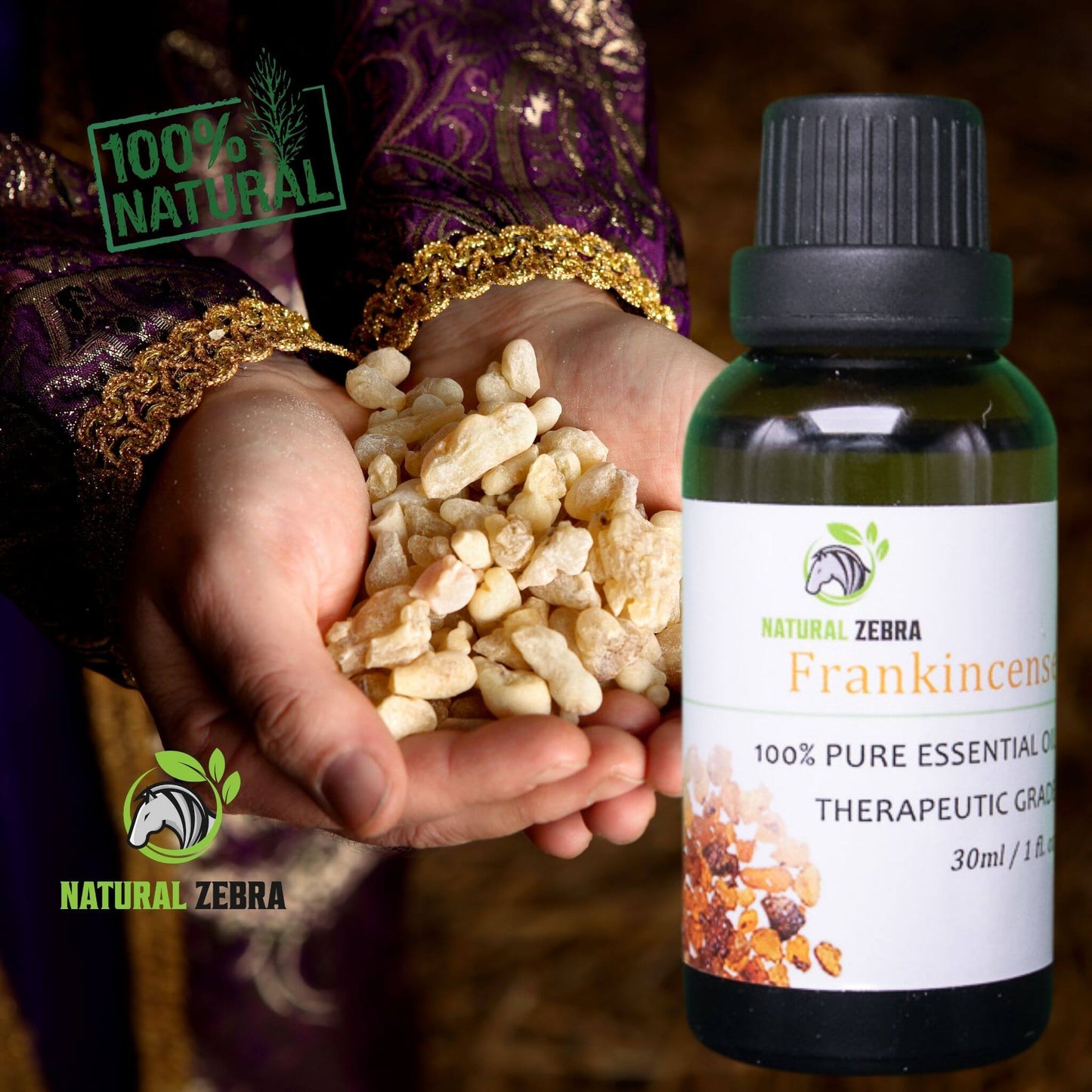 NATURAL ZEBRA | Frankincense Essential Oil -