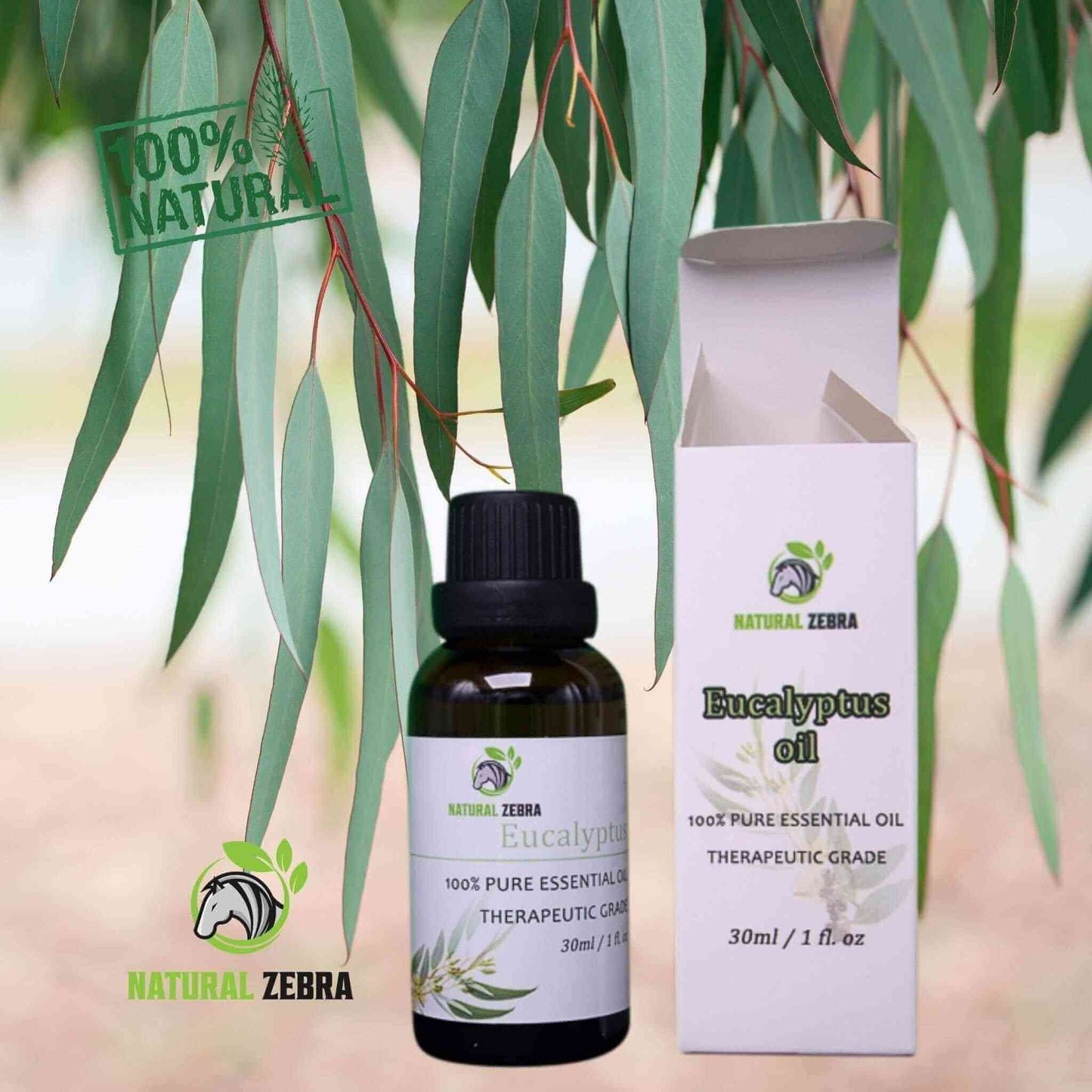 NATURAL ZEBRA | Eucalyptus Essential Oil -