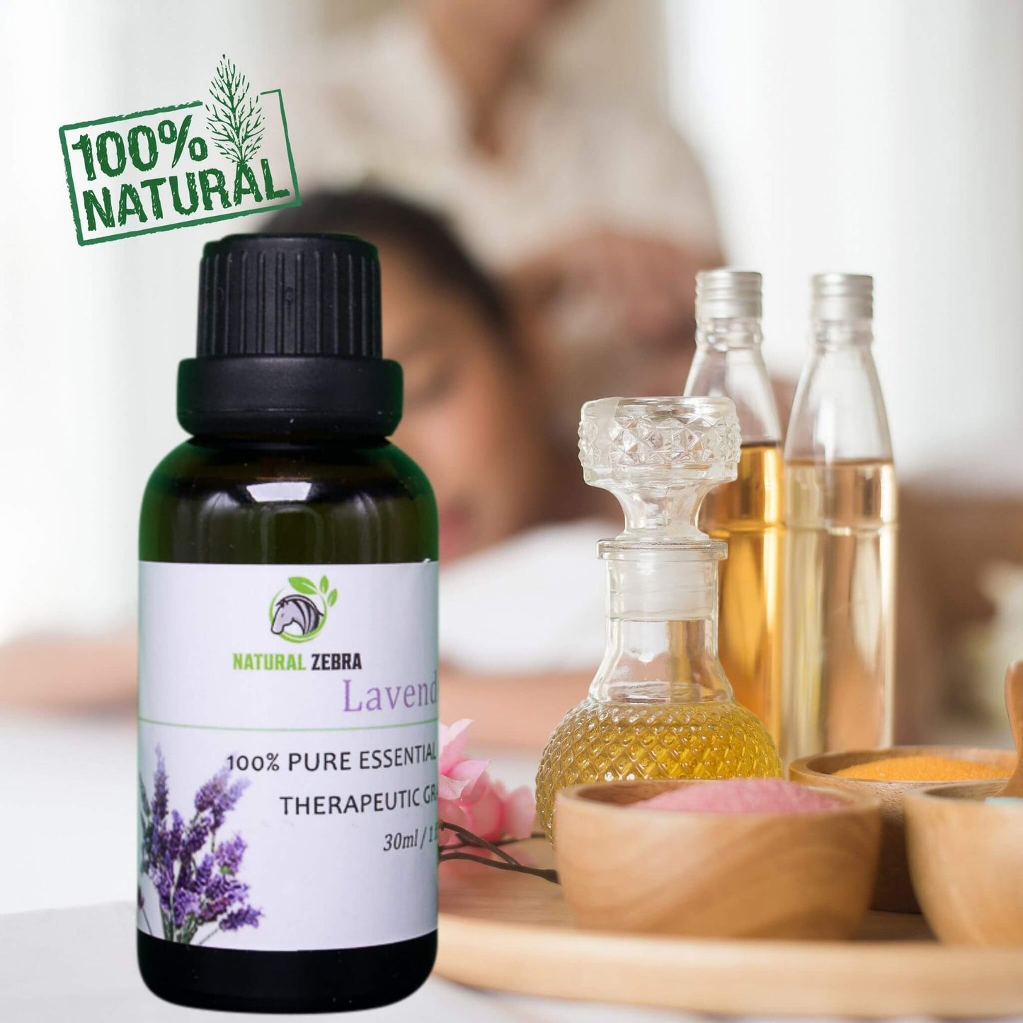 NATURAL ZEBRA | Lavender Essential Oil -