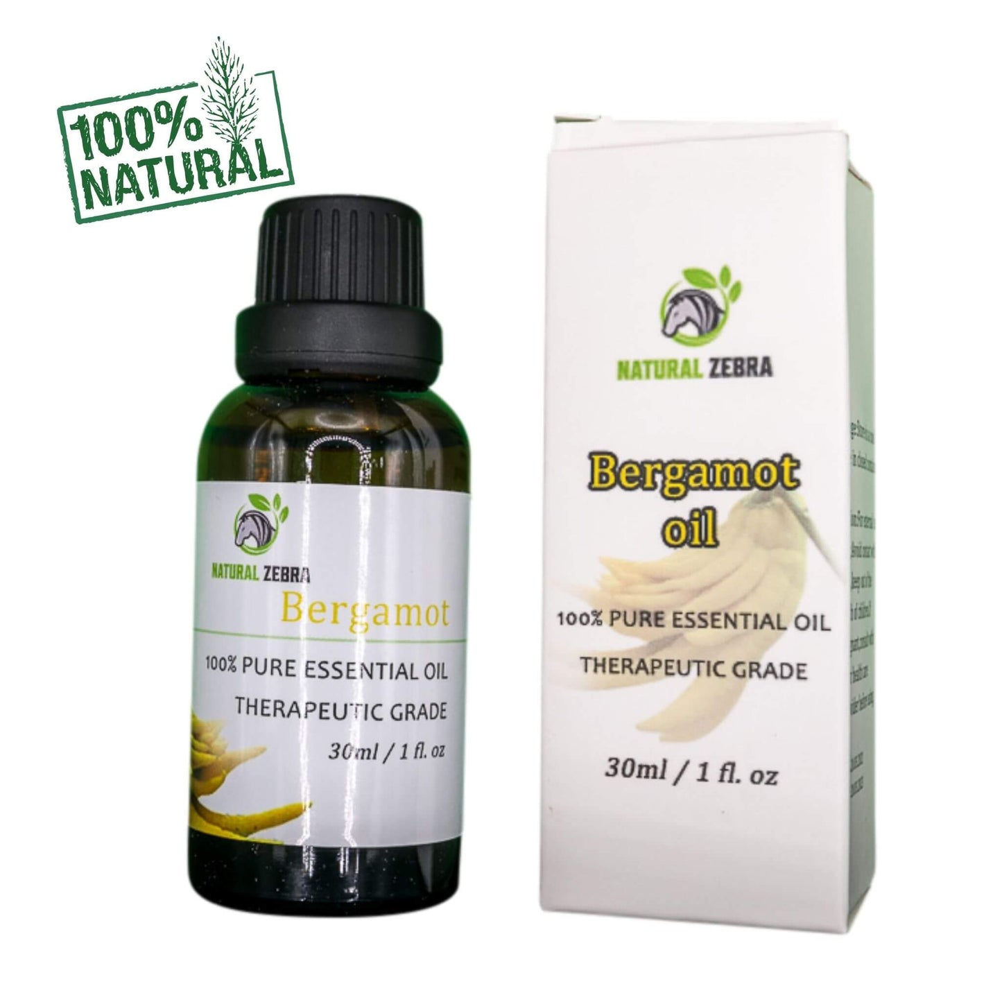 NATURAL ZEBRA | Bergamot Essential Oil -
