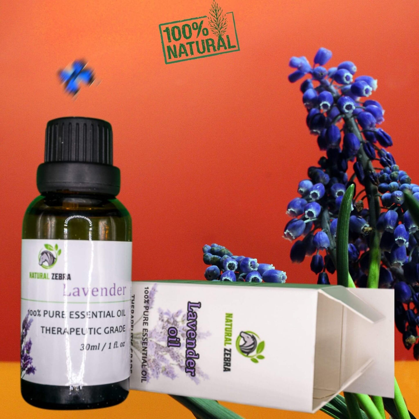 NATURAL ZEBRA | Lavender Essential Oil -