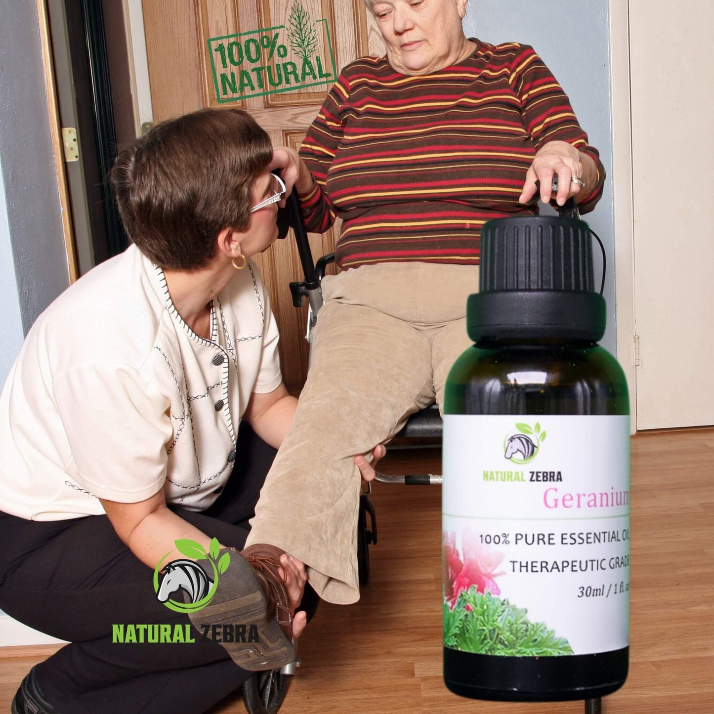 NATURAL ZEBRA | Geranium Essential Oil -