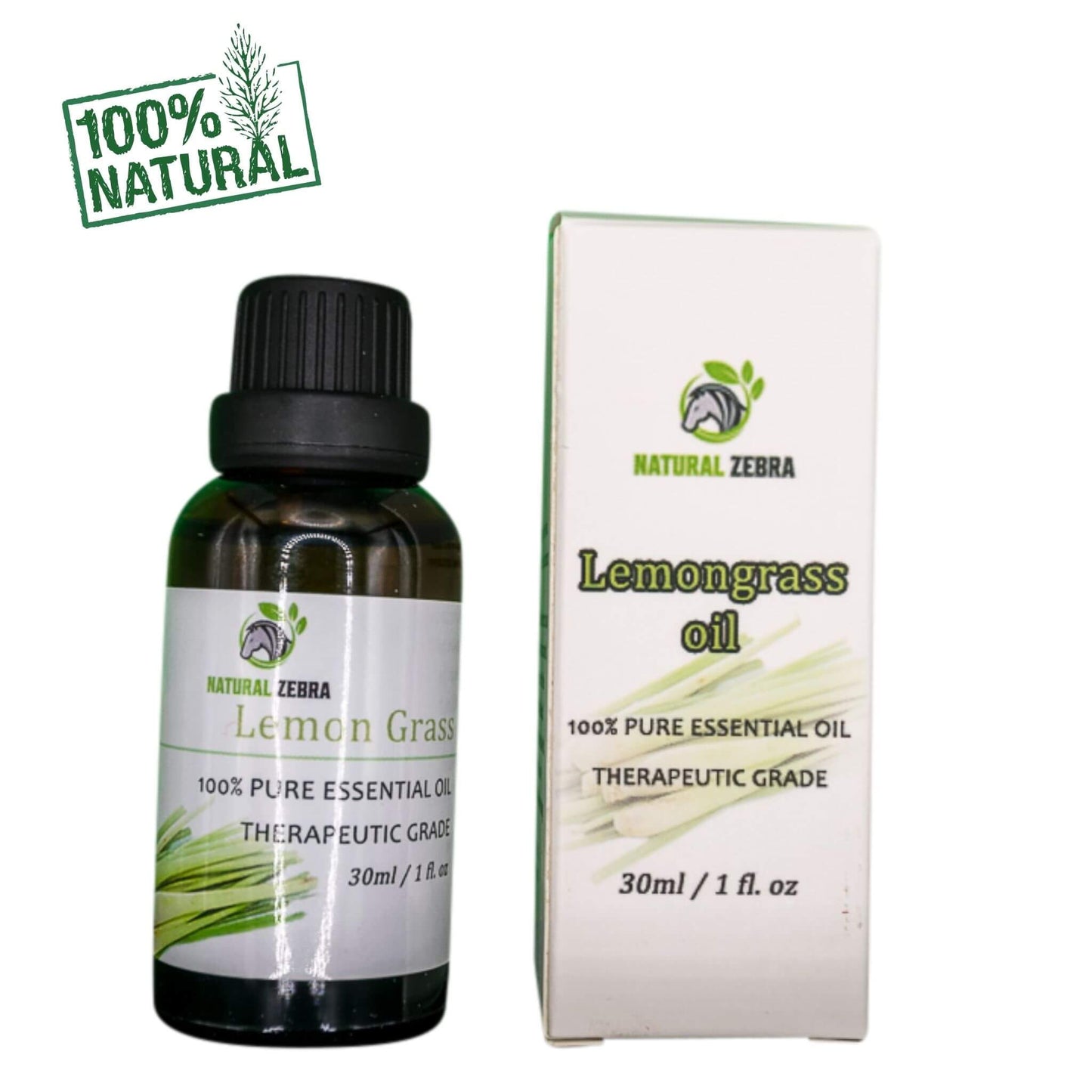 NATURAL ZEBRA | Lemongrass Essential Oil -