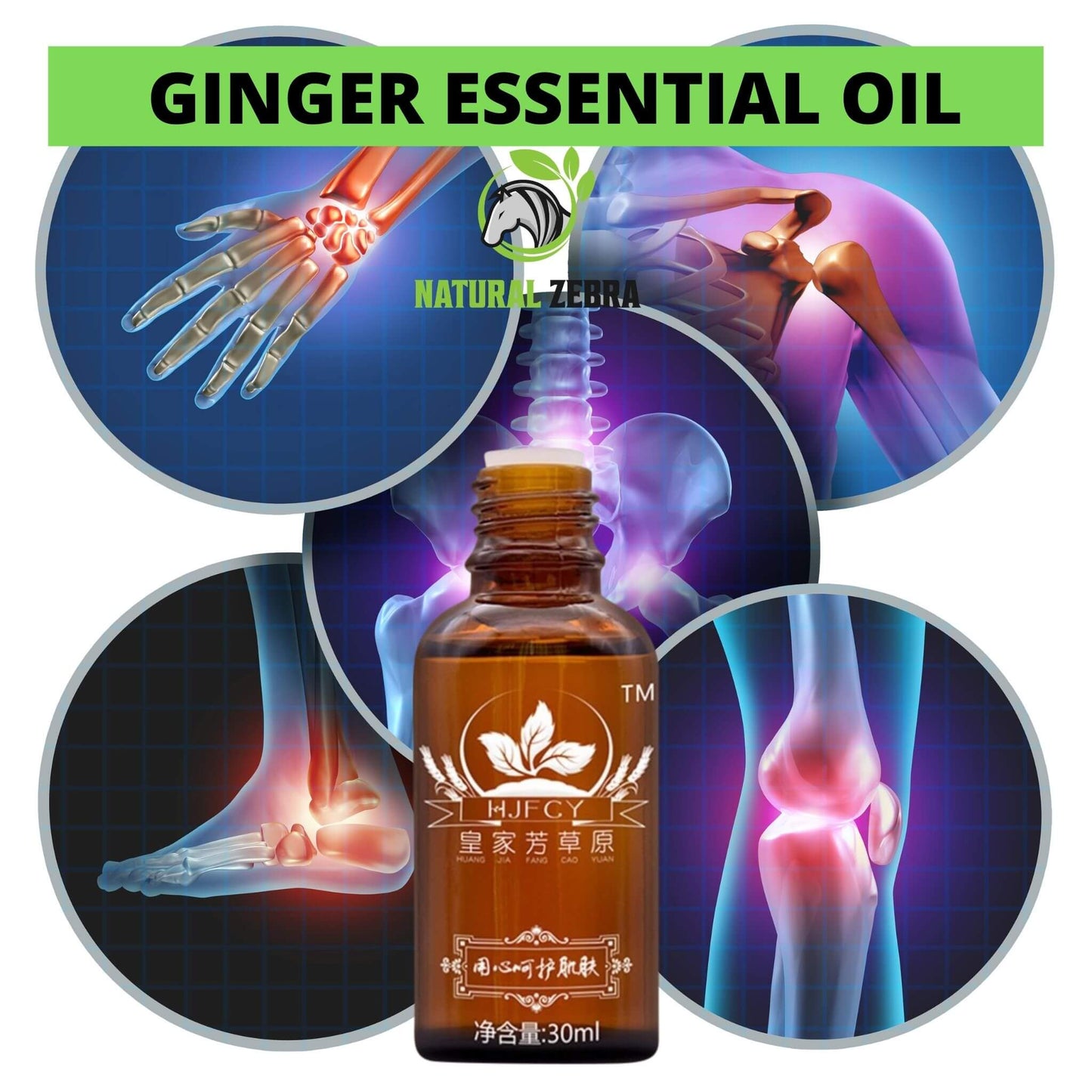 Ginger Essential Oil - 30ml - 29 - NATURAL ZEBRA