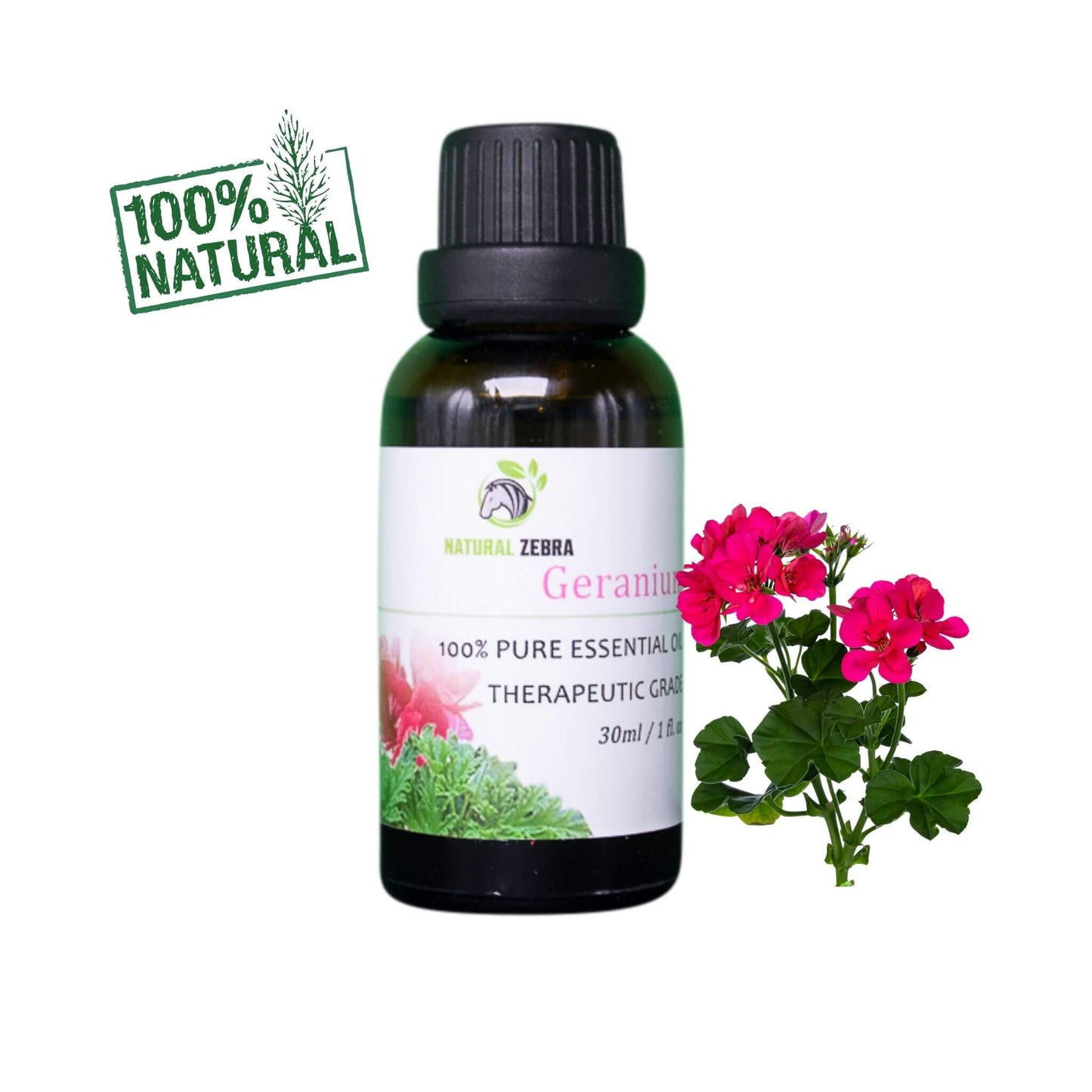 NATURAL ZEBRA | Geranium Essential Oil -