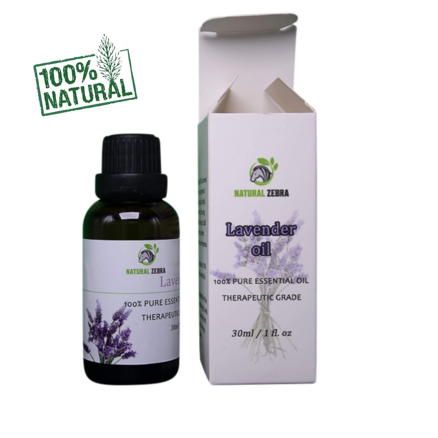 NATURAL ZEBRA | Lavender Essential Oil -