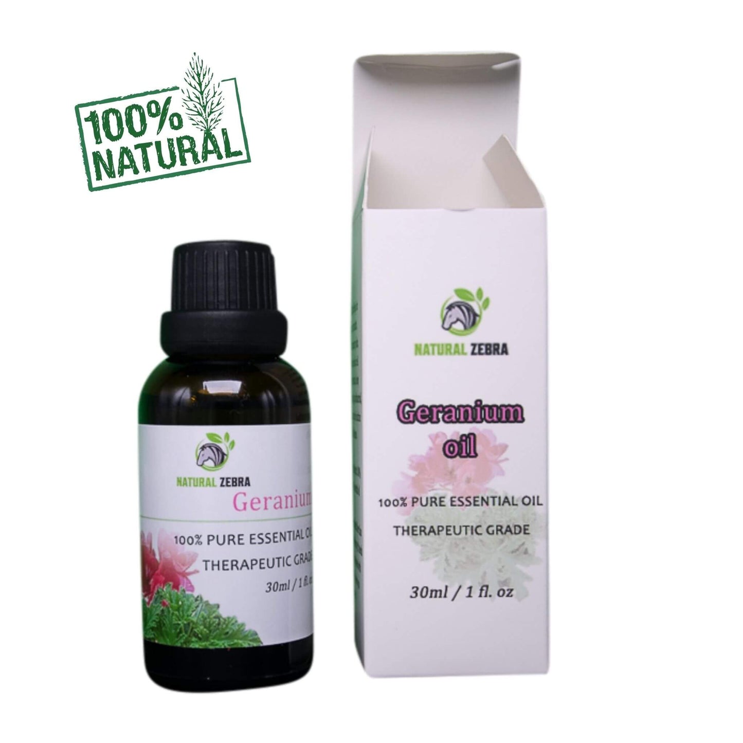 NATURAL ZEBRA | Geranium Essential Oil -
