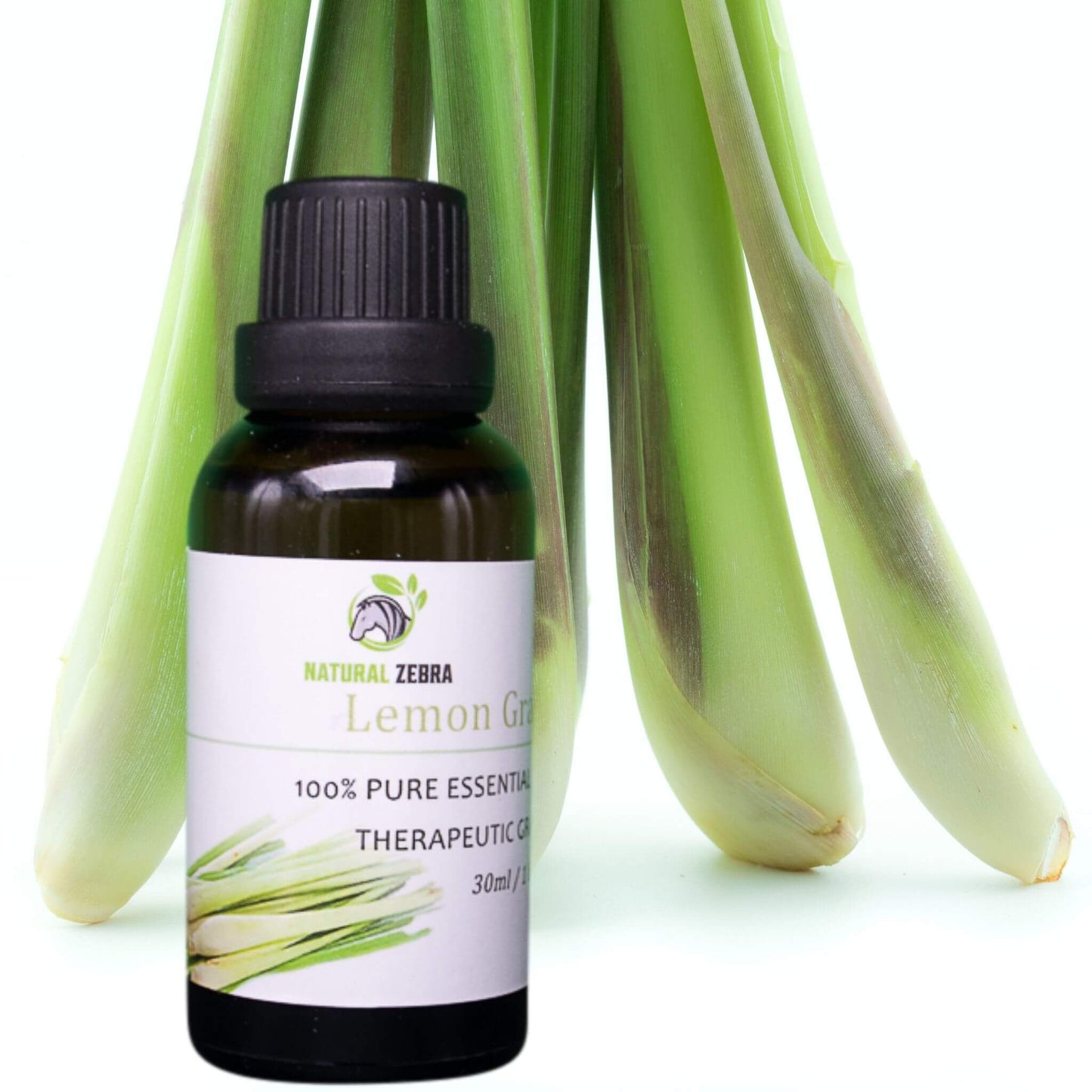 NATURAL ZEBRA | Lemongrass Essential Oil - 30 ml / 1 fl.oz