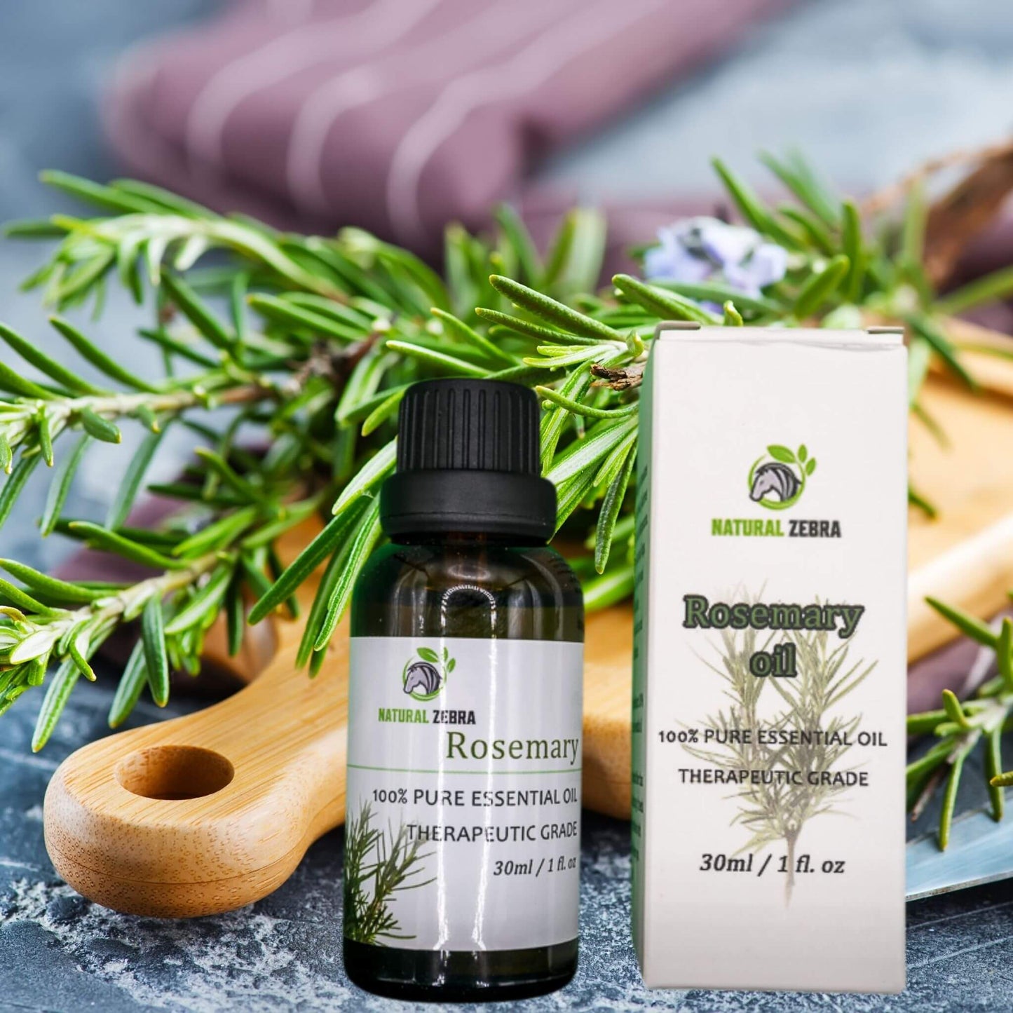 NATURAL ZEBRA | Rosemary Essential Oil -