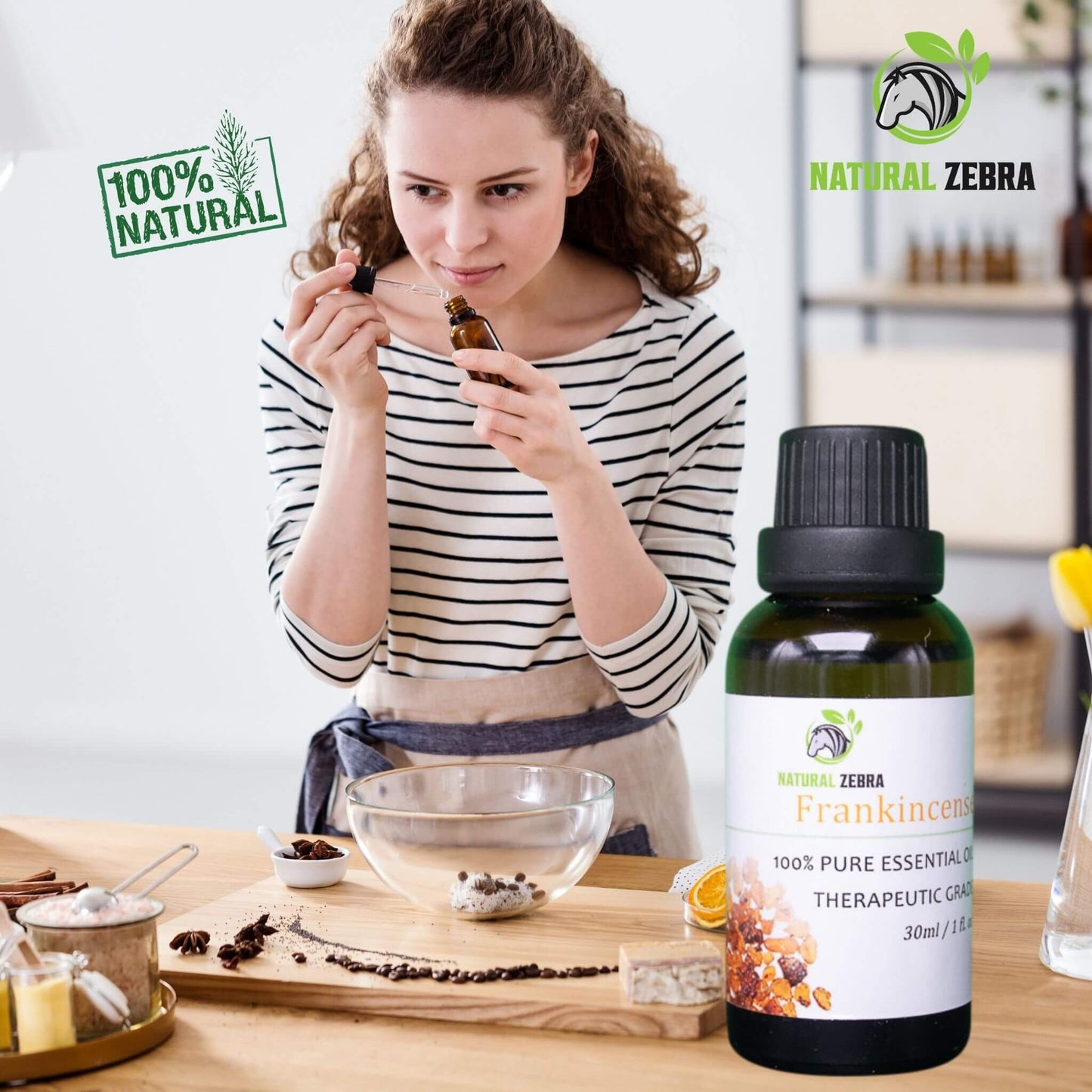 NATURAL ZEBRA | Frankincense Essential Oil -