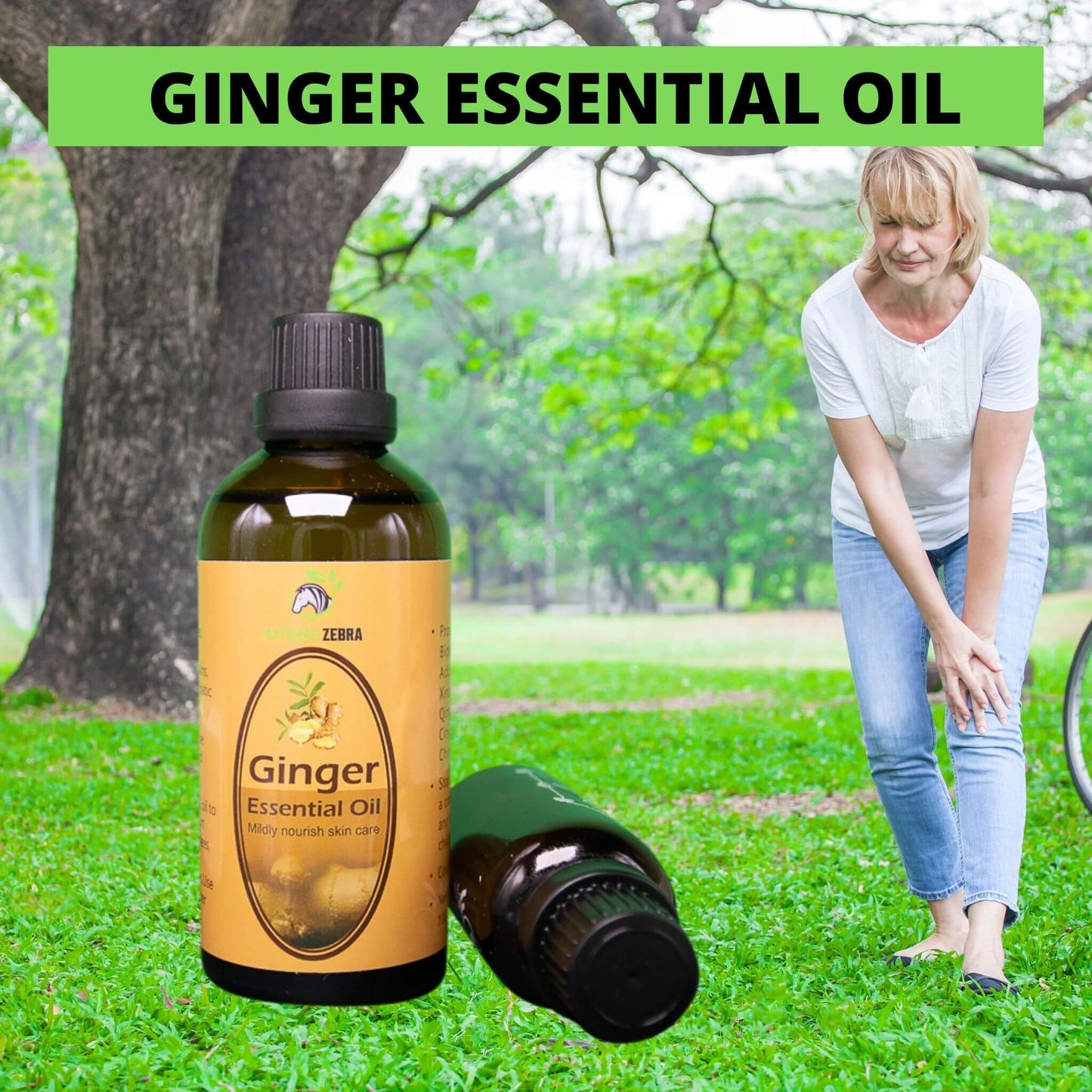 NATURAL ZEBRA | Ginger Essential Oil - 100ml -