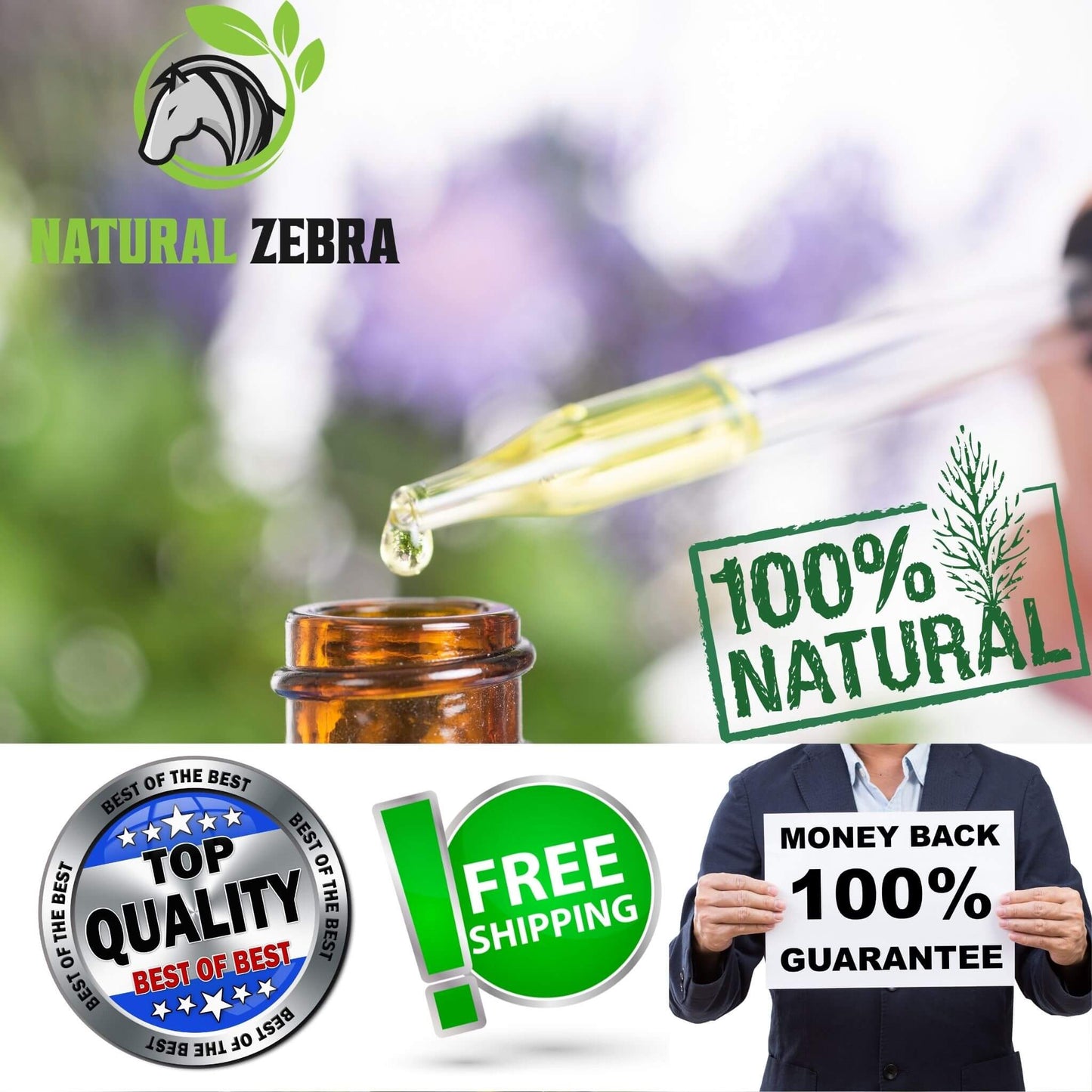 NATURAL ZEBRA | Ginger Essential Oil - 100ml -