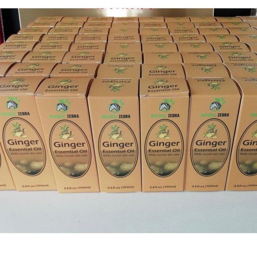 NATURAL ZEBRA | Ginger Essential Oil - 100ml -