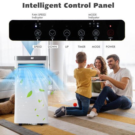 10000BTU 3-in-1 Portable Air Conditioner with Remote Control-White at Set Shop and Smile