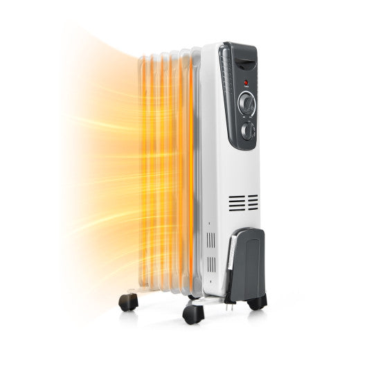 1500W Electric Space Heater with Adjustable Thermostat - Set Shop and Smile