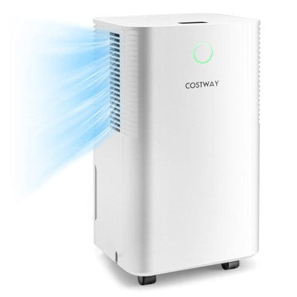 1750 Sq. Ft 32 Pints Dehumidifier with Auto Defrost and 24H Timer Drain Hose-White at Set Shop and Smile