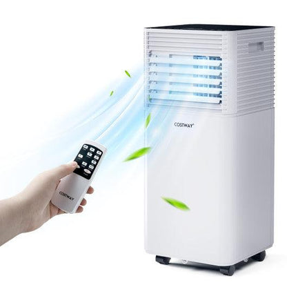 10000 BTU Air Cooler with Fan and Dehumidifier Mode-Black at Set Shop and Smile