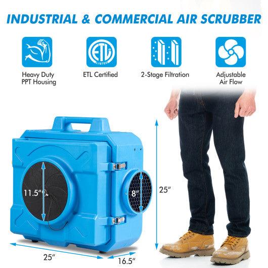 Filtration System Negative Machine Airbourne Cleaner HEPA Scrubber Air Purifier at Set Shop and Smile
