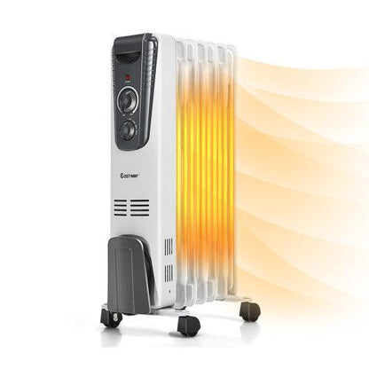 1500W Electric Space Heater with Adjustable Thermostat at Set Shop and Smile