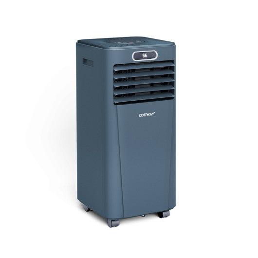 10000 BTU 4-in-1 Portable Air Conditioner with Dehumidifier and Fan Mode-Dark Blue at Set Shop and Smile