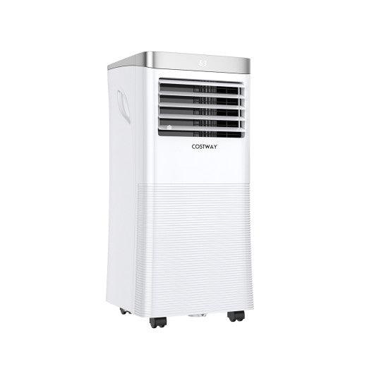 10000BTU 3-in-1 Portable Air Conditioner with Remote Control-White at Set Shop and Smile