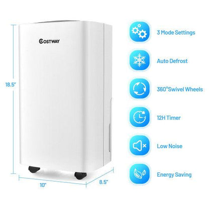 24 Pints 1500 Sq. ft Portable Dehumidifier For Medium To Large Spaces at Set Shop and Smile