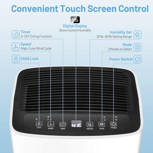 24 Pints 1500 Sq. ft Portable Dehumidifier For Medium To Large Spaces at Set Shop and Smile