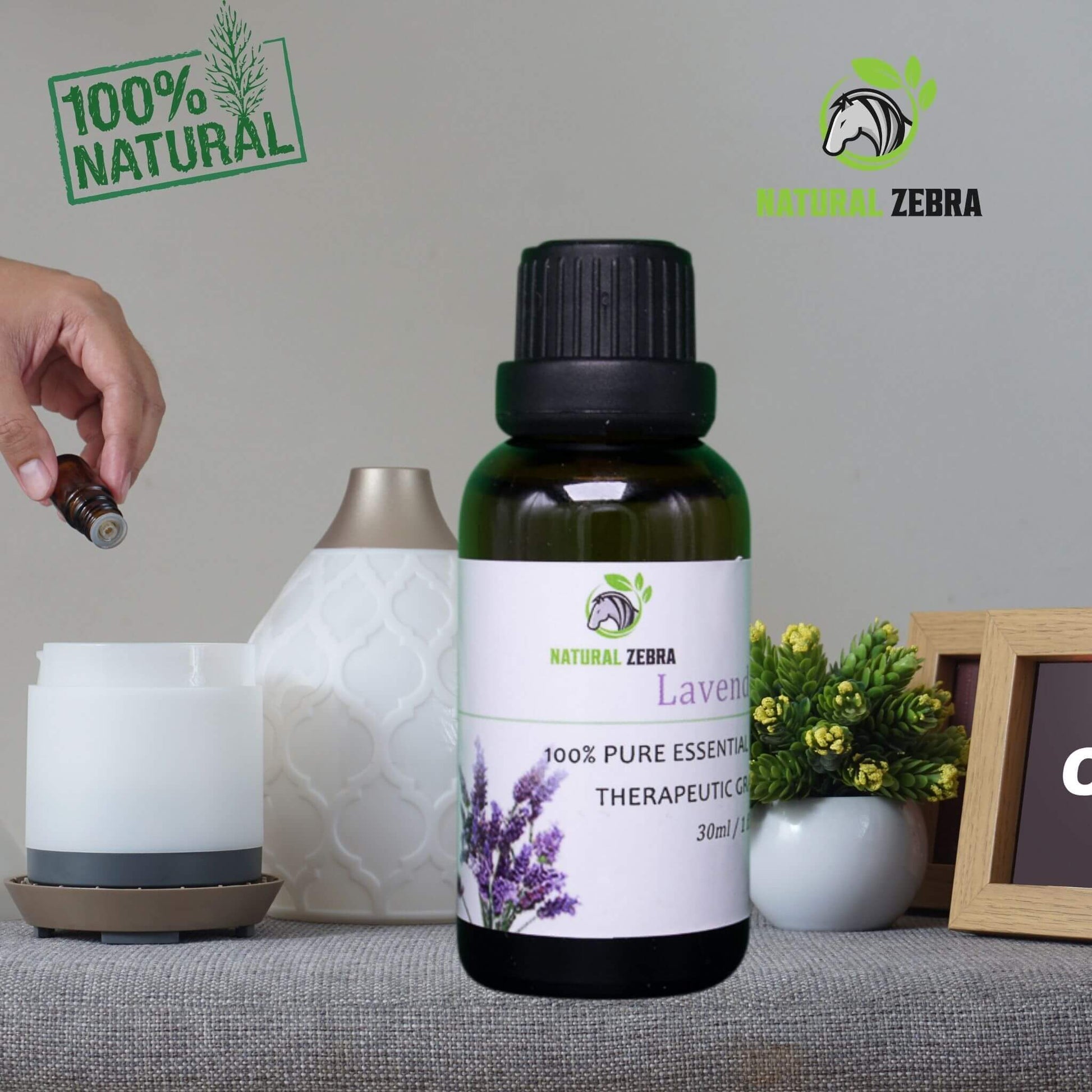 NATURAL ZEBRA | Lavender Essential Oil -
