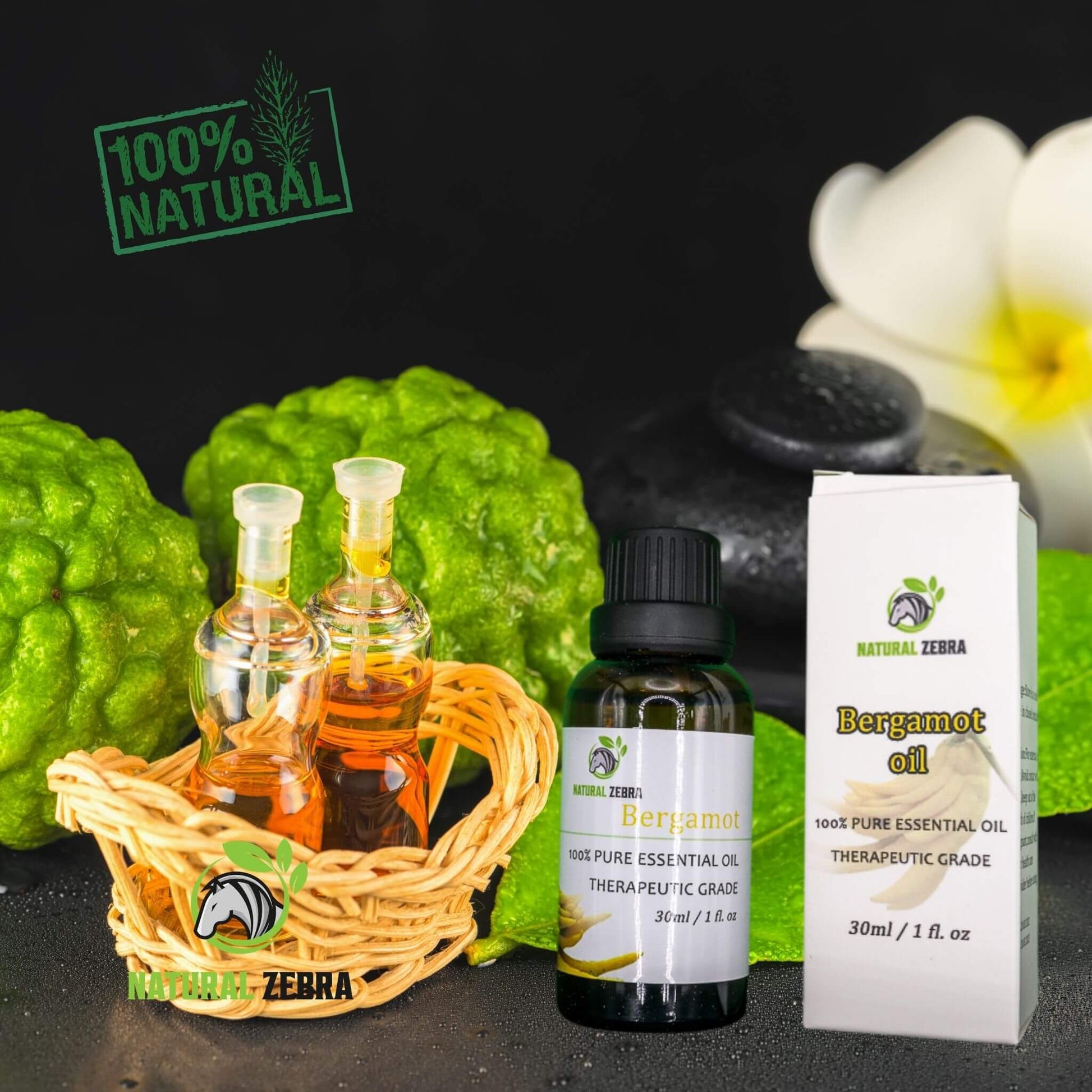 NATURAL ZEBRA | Bergamot Essential Oil -