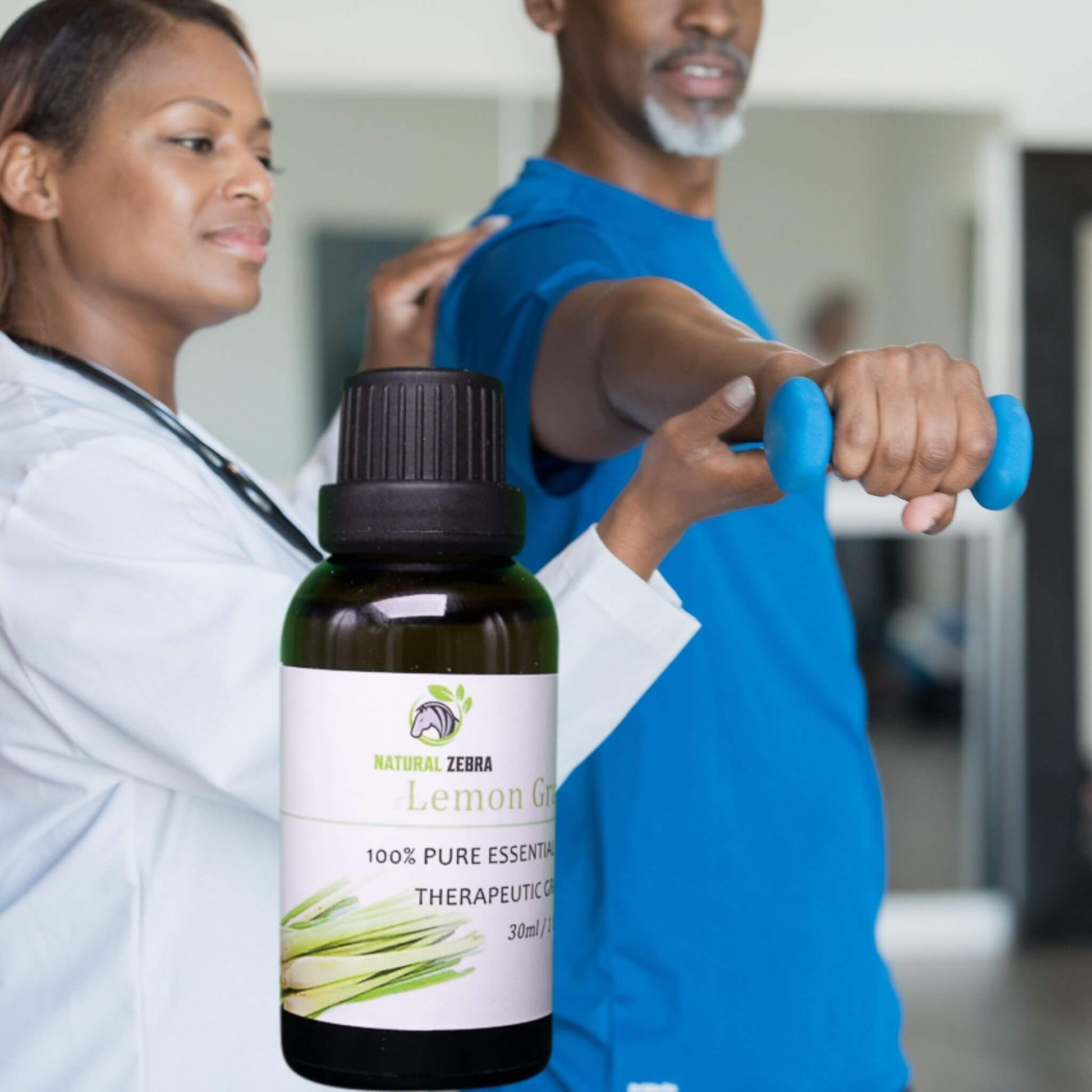NATURAL ZEBRA | Lemongrass Essential Oil -