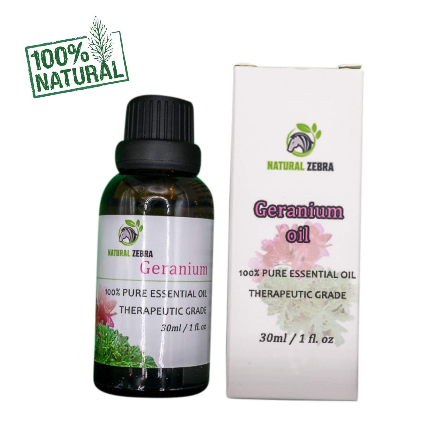 NATURAL ZEBRA | Geranium Essential Oil -