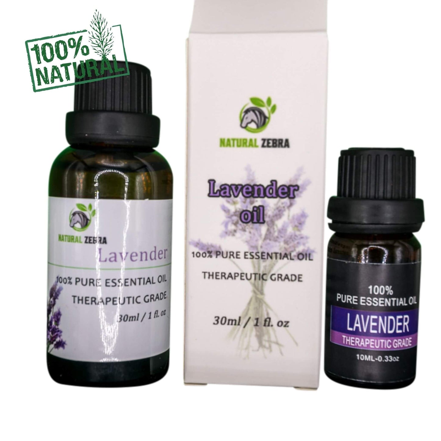 NATURAL ZEBRA | Lavender Essential Oil -
