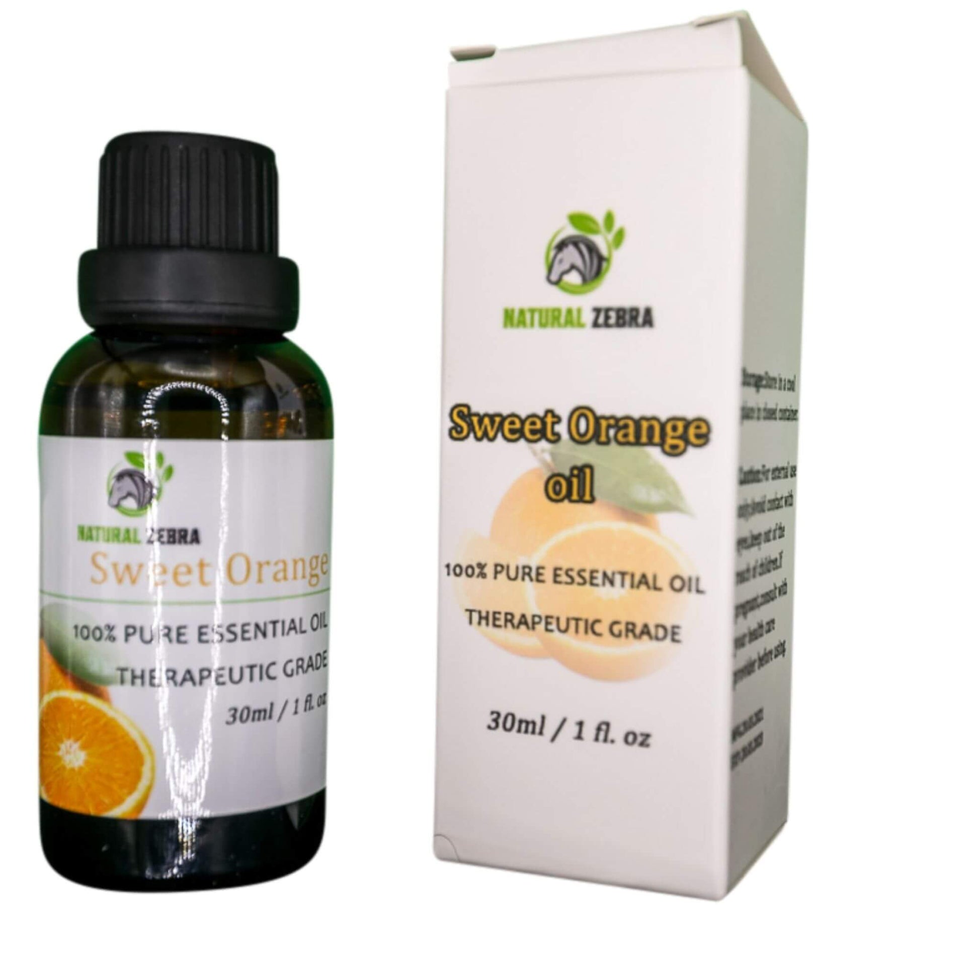 NATURAL ZEBRA | Sweet Orange Essential Oil - 30 ml / 1 fl.oz
