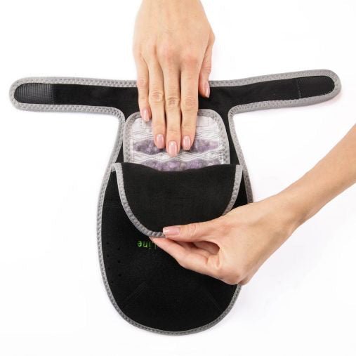 HealthyLine | HealthyLine Portable Heated Gemstone Pad - Hand Model with Power-bank -