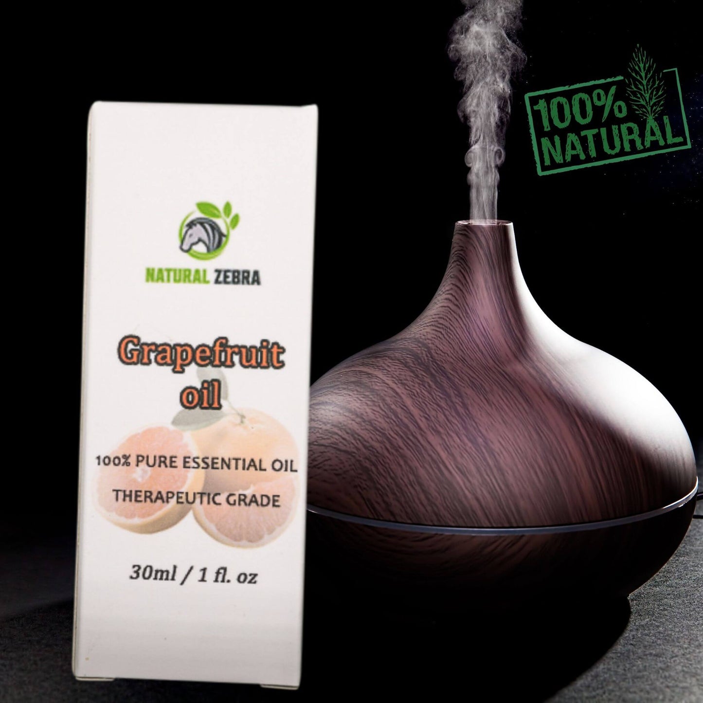 NATURAL ZEBRA | Grapefruit Essential Oil -