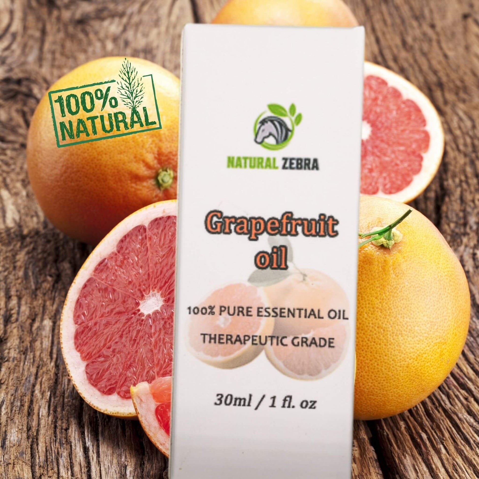 NATURAL ZEBRA | Grapefruit Essential Oil -