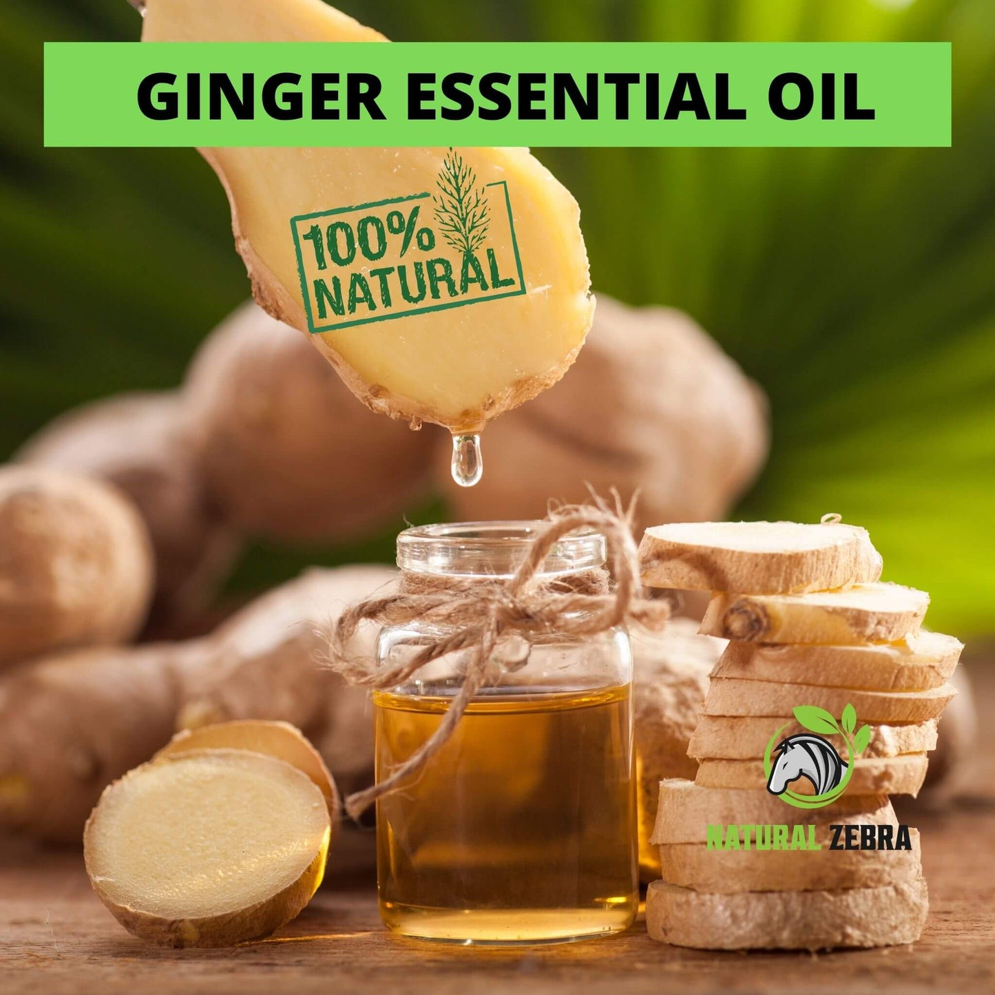 Ginger Essential Oil - 30ml - 12 - NATURAL ZEBRA